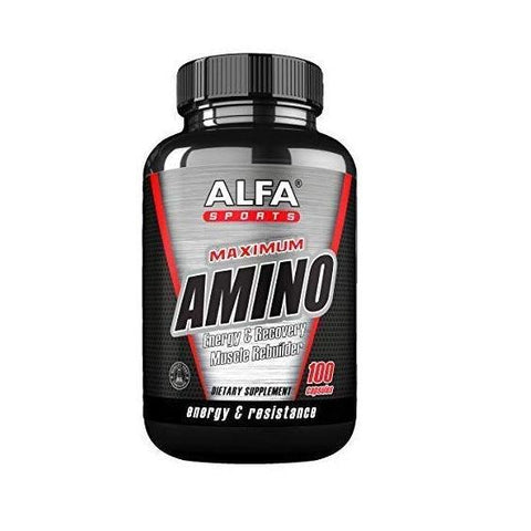 ALFA MAXIMUM AMINO CAPSULE 100'S -  - Essential Supplements, Nutirion, Sports Nutrition -  - PharmaCare Online 