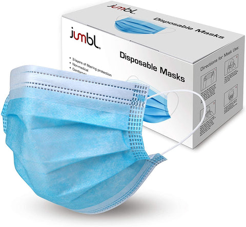 DISPOSABLE FACE MASK 50'S -  - Covid Care, Face Masks, Healthcare Devices, Medical Accessories & Consumables -  - PharmaCare Online 