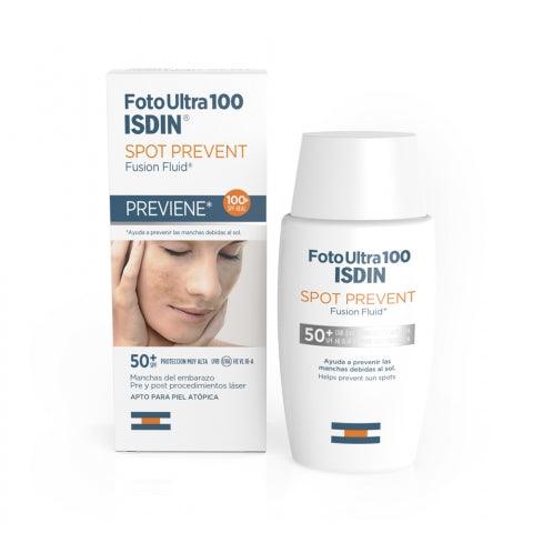 ISDIN FOTOULTRA 100 SPOT FUSION FLUID SPF50+ 50ML -  - Body Care, Face Care, Skin Care -  - PharmaCare Online 