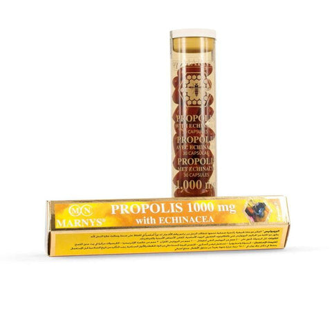 MARNYS PROPOLIS 1000MG WITH ECHINACEA CAPSULE 30'S -  - Covid Care, Essential Supplements, Herbal Supplements, Marnys, Nutrition, Vitamin C -  - PharmaCare Online 