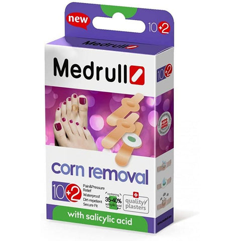 MEDRULL CORN REMOVAL PLASTER 12'S -  - First Aid, Medrull, Rehab & Supports, Supports -  - PharmaCare Online 