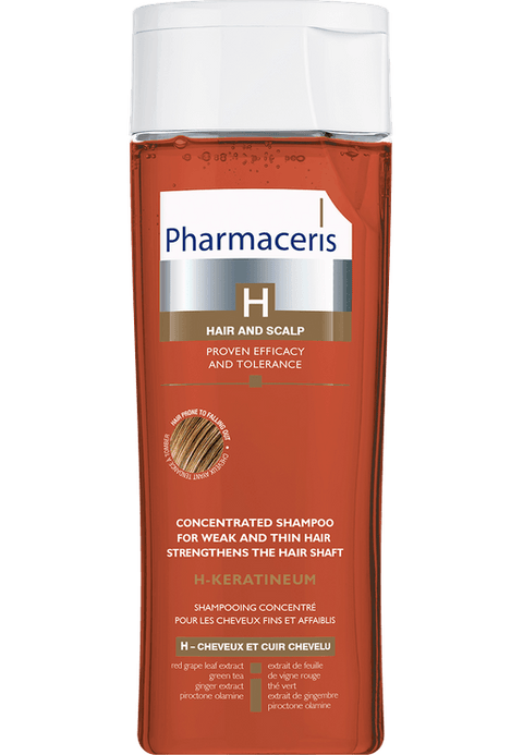 PHARMACERIS H-KERATINEUM STRENGTHENING SHAMPOO 250ML -  - Hair Care, Personal Care, Pharmaceries, Soaps&Shampoos -  - PharmaCare Online 