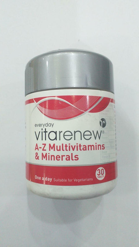 PRINCIPLE HEALTH CARE VITARENEW A-Z MULTIVITAMINS & MINERALS TABLET 30'S -  - Nutrition, Vitamins&Minerals -  - PharmaCare Online 