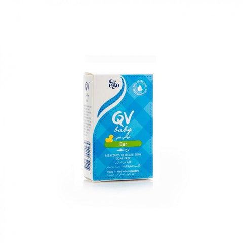 QV BABY BAR SOAP 100GM -  - Baby Care, Mother & Baby Care, Personal Care, qv, Soaps&Shampoos -  - PharmaCare Online 