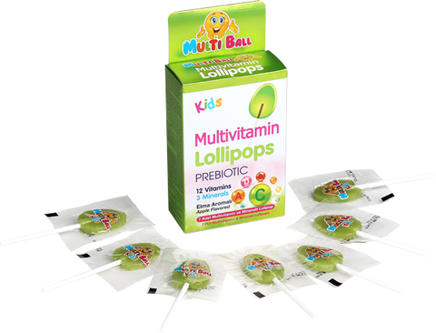 Multiball Kids Multivitamin  Lollipops 7'S
