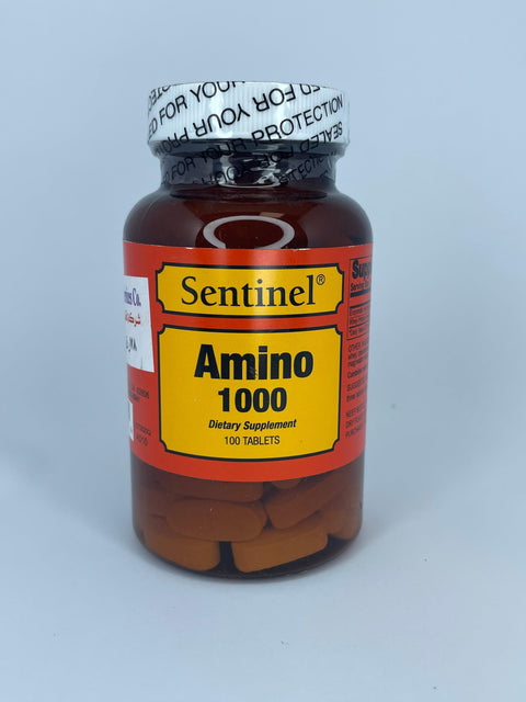 SENTINEL AMINO 1000MG TABLET 100'S -  - Essential Supplements, Nutirion, Sports Nutrition -  - PharmaCare Online 