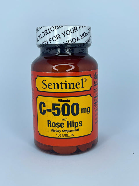 SENTINEL C-5OOMG WITH ROSE HIPS TABLET 100'S -  - Covid Care, Nutrition, Vitamin C, Vitamins&Minerals -  - PharmaCare Online 
