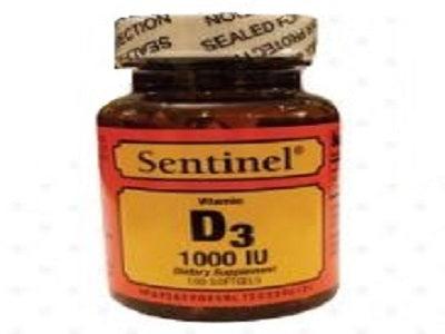 SENTINEL D3 1OOO IU TAB 100S -  - Covid Care, Nutrition, Vitamin C, Vitamins&Minerals -  - PharmaCare Online 