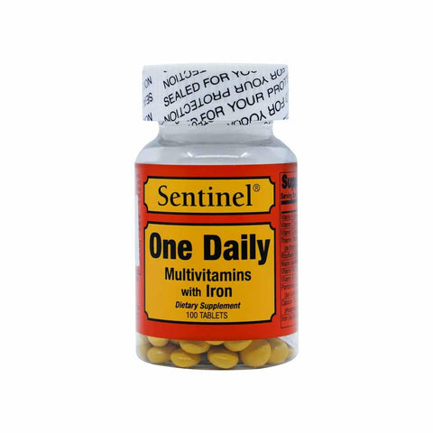 SENTINEL ONE DAILY MULTIVITAMIN + IRON TABLET 100'S -  - Vitamins & Minerals -  - PharmaCare Online 