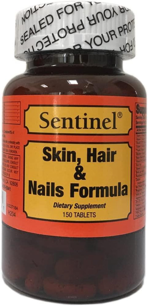 SENTINEL SKIN, HAIR & NAILS FORMULA TABLET 100'S -  - Essential Supplements, Hair Care, Nail Care, Nutrition, Personal Care, Skin Care -  - PharmaCare Online 