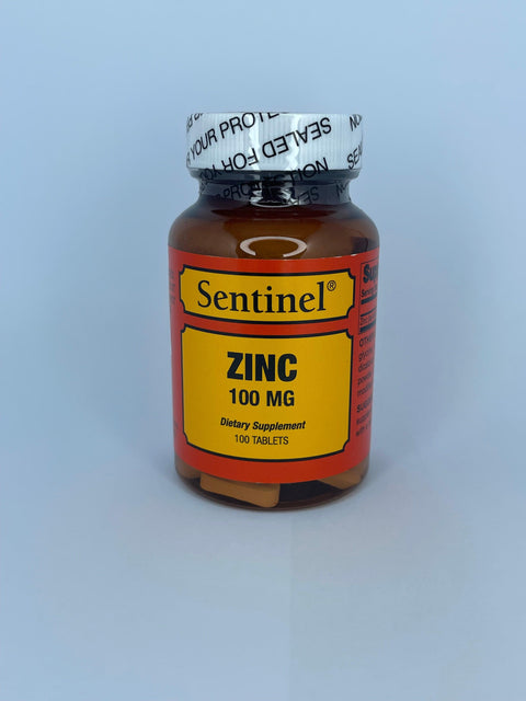 SENTINEL ZINC 100MG TABLET 100'S -  - Covid Care, Nutrition, Vitamin C, Vitamins&Minerals -  - PharmaCare Online 