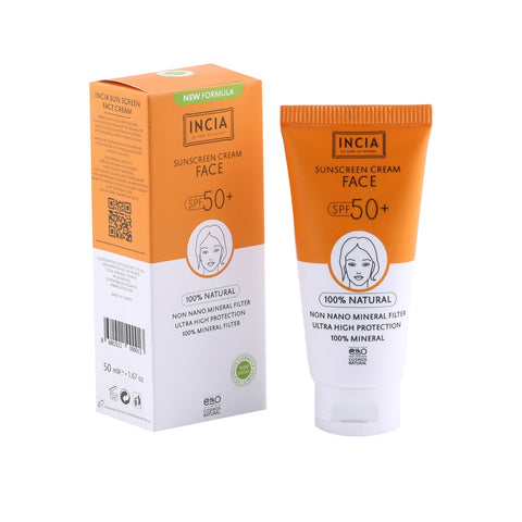 Incia Sunscreen Cream Face Spf 50+ 50Ml