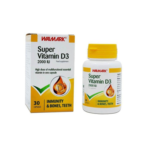 WALMARK SUPER VITAMIN D3 CAPSULE 30'S -  - Nutrition, Vitamin C, Vitamins&Minerals, walmark -  - PharmaCare Online 